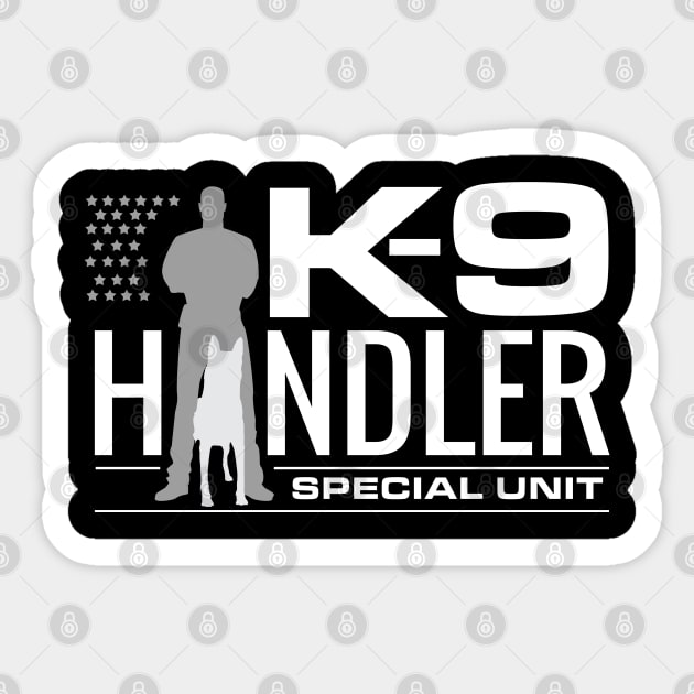 K-9 Handler - K9 Unit - Malinois Sticker by Nartissima